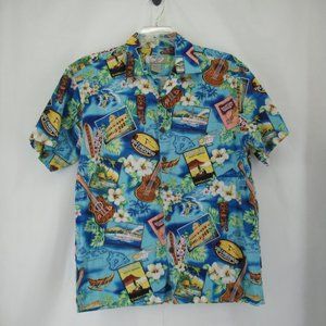 HIGH SURF 100% Cotton Hawaiian Shirt